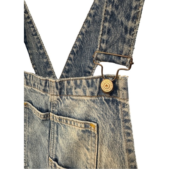 Free People Good Luck Denim Overalls - Going Steady - Picture 11 of 16